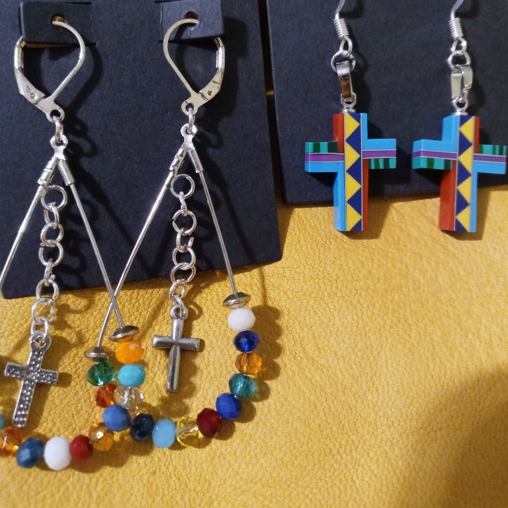 Cross Earrings